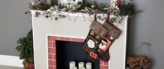 7 ideas on how to make a fireplace out of boxes with your own hands