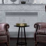 English fireplace chairs in combination with various interior styles