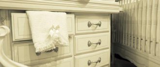 White chest of drawers in vintage style