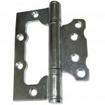 Zinc butterfly hinges