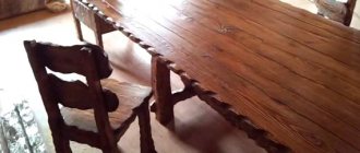 Wooden table