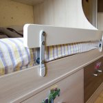 children&#39;s bed with side