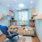 children&#39;s room design with podium