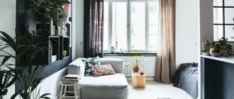 Design of a one-room apartment 33 sq.m. (90 photos) 