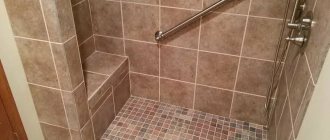 tile shower