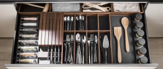 Photo of a tray with cutlery