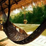 DIY wicker hammock - step-by-step instructions using the macrame technique