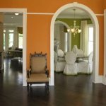 Hall of a private house with doorways