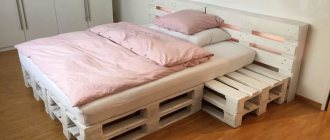 You can make beds of various configurations from pallets