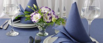 How to beautifully fold napkins for a festive table: a variety of options [master classes]