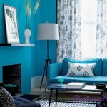 What color of curtains will harmonize with blue wallpaper: expert advice