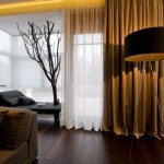 brown curtains ideas