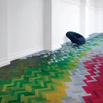 Painted parquet