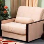 chair bed peach color