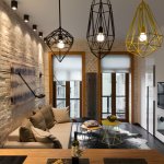 studio apartment in loft style design ideas