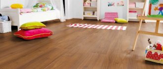 Laminate flooring in the nursery