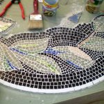 mosaic as table decoration