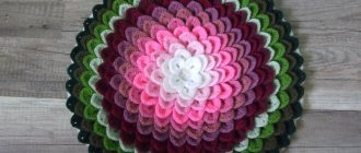 Crochet chair cover with diagrams and videos for beginners