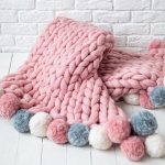 plush yarn blanket