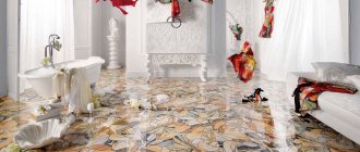 Candela tiles from the Spanish company Peronda