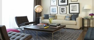 Selecting a carpet for a living room with a gray floor