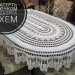 A selection of beautiful patterns and descriptions for crocheting a tablecloth