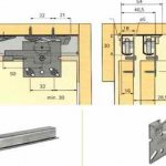 Suspended sliding door system Hettich (Germany)