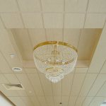 DIY ceiling made of MDF panels (9 photos)