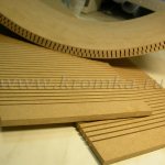 An example of frameless gluing of MDF sheets