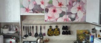 Restoration of a kitchen set: how to update an old kitchen with your own hands