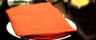 Table setting: 3 ways to fold napkins Photo No. 0