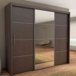 wardrobe with mirror