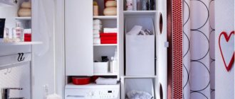 cabinet above the typewriter