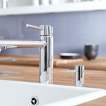 Kitchen faucets with drinking water tap