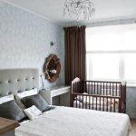 bedroom with cot