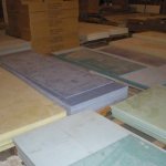 Artificial stone countertops in stock