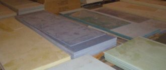 Artificial stone countertops in stock