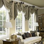 swags for curtains design photo