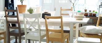 IKEA stools and chairs photo