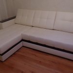 Corner sofa made of eco-leather sofa