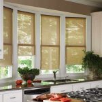 option for beautiful window decoration in the kitchen