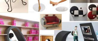 Options for unusual furniture, designer products