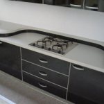 Hob, multi-level worktop