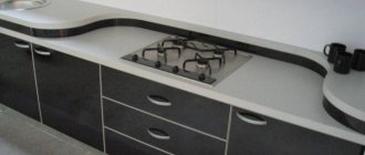 Hob, multi-level worktop