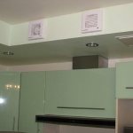 Exhaust fans in the kitchen