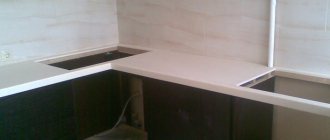 Replacing a kitchen countertop